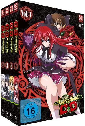 Highschool DxD – Staffel 1 – Gesamtausgabe – Vol.1-4 (4 DVDs) von Yanagisawa,  Tetsuya