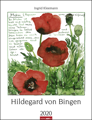 Hildegard von Bingen Kalender 2020 von Kleemann,  Ingrid, Weingarten