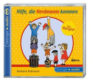 Hilfe, die Herdmanns kommen – Das Hörspiel (CD) von Baltus,  Gerd, Bamberger,  Alexander Maria, Keul,  Bernd, Korff,  Hans-Peter, Leuchtmann,  Christiane, Maar,  Nele u. Paul, Ott,  Hans Helge, Rathje,  Tom, Robinson,  Barbara, Schad,  Stephan, Schlote,  Wilhelm