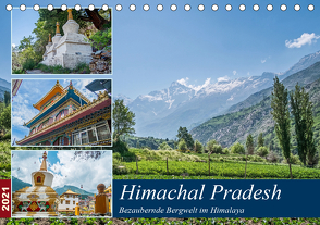 Himachal Pradesh – Bezaubernde Bergwelt im Himalaya (Tischkalender 2021 DIN A5 quer) von Leonhardy,  Thomas