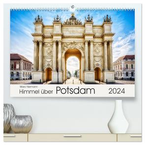 Himmel über Potsdam (hochwertiger Premium Wandkalender 2024 DIN A2 quer), Kunstdruck in Hochglanz von Niemann,  Maro