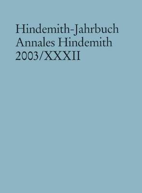 Hindemith-Jahrbuch