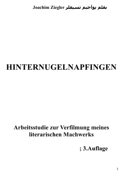 Hinternugelnapfingen Arbeitsstudie zur Verfilmung meines literarischen Machwerks; 2.Auflage von Ziegler,  Joachim