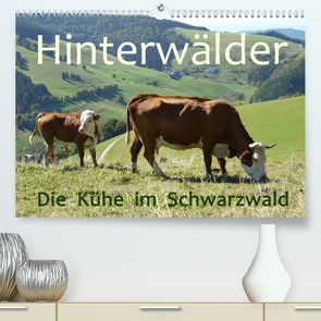 Hinterwälder – Die Kühe aus dem Schwarzwald (Premium, hochwertiger DIN A2 Wandkalender 2022, Kunstdruck in Hochglanz) von Goldscheider,  Stefanie