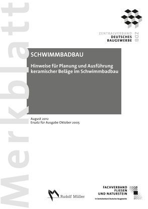 Hinweise für Planung und Ausführung keramischer Beläge im Schwimmbadbau