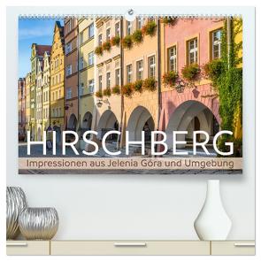 HIRSCHBERG Impressionen aus Jelenia Góra und Umgebung (hochwertiger Premium Wandkalender 2024 DIN A2 quer), Kunstdruck in Hochglanz von Viola,  Melanie