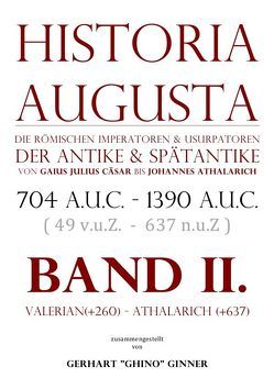 HISTORIA AUGUSTA Band II. von ginner,  gerhart