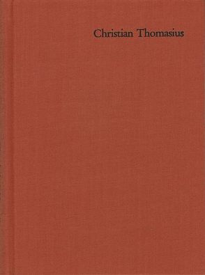 Historia juris naturalis von Thomasius,  Christian