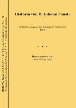 Historia von D. Johann Fausti von Riedl,  Peter Ph, Roloff,  Hans G