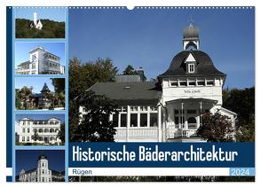 Historische Bäderarchitektur Rügen (Wandkalender 2024 DIN A2 quer), CALVENDO Monatskalender von Bagunk,  Anja