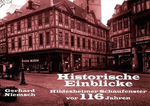 Historische Einblicke Hildesheimer Schaufenster vor 116 Jahren (Posterbuch DIN A4 quer) von Niemsch,  Gerhard