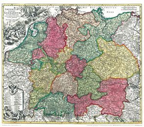 Historische Karte: Deutschland – Germanicum 1715 (Plano) von Homann,  Johann B