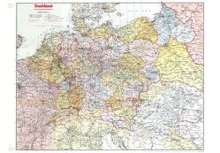 Historische Karte: DEUTSCHLAND (Großdeutsche Reich) mit Gaugrenzen 1942 (Plano) von Rockstuhl,  Harald