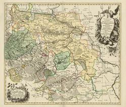 Historische Karte: FÜRSTENTUM HALBERSTADT mit der Abtei Quedlinburg und der Grafschaft Werningerode und der Harz 1760 (Plano) von Dingelsted,  Christoph A, Schenk,  Peter (der Jüngere)