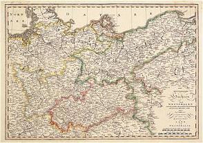 Historische Karte – Napoleon: Die Königreiche Sachsen und Westphalen 1808, Plano von Mollo,  Tranquillo