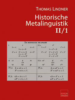 Historische Metalinquistik von Lindner,  Thomas