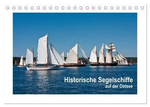 Historische Segelschiffe auf der Ostsee (Tischkalender 2024 DIN A5 quer), CALVENDO Monatskalender von Carina-Fotografie,  Carina-Fotografie