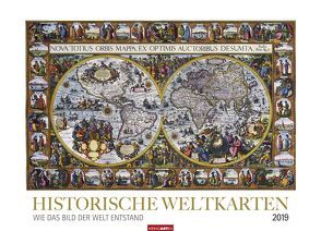 Historische Weltkarten – Kalender 2019 von Weingarten