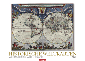 Historische Weltkarten Kalender 2020 von Weingarten