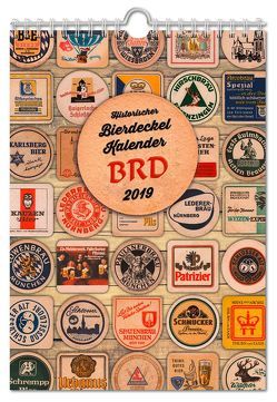 Historischer Bierdeckelkalender BRD 2019