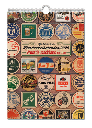 Historischer Bierdeckelkalender BRD 2020