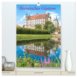 Historisches Güstrow (hochwertiger Premium Wandkalender 2024 DIN A2 hoch), Kunstdruck in Hochglanz von pixs:sell,  pixs:sell