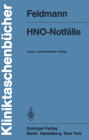 HNO-Notfälle von Feldmann,  H.