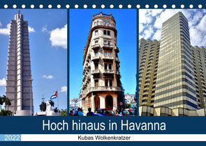 Hoch hinaus in Havanna – Kubas Wolkenkratzer (Tischkalender 2022 DIN A5 quer) von von Loewis of Menar,  Henning