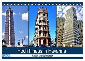 Hoch hinaus in Havanna – Kubas Wolkenkratzer (Tischkalender 2024 DIN A5 quer), CALVENDO Monatskalender von von Loewis of Menar,  Henning