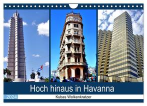 Hoch hinaus in Havanna – Kubas Wolkenkratzer (Wandkalender 2024 DIN A4 quer), CALVENDO Monatskalender von von Loewis of Menar,  Henning