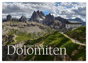 Hoch oben in den DOLOMITEN (Tischkalender 2024 DIN A5 quer), CALVENDO Monatskalender von Barig,  Joachim