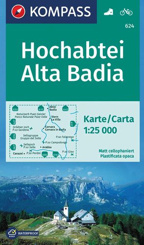 KOMPASS Wanderkarte Hochabtei, Alta Badia von KOMPASS-Karten GmbH