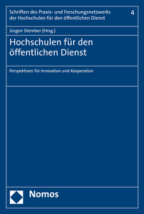 Hochschulen für den öffentlichen Dienst von Stember,  Jürgen