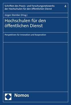 Hochschulen für den öffentlichen Dienst von Stember,  Jürgen