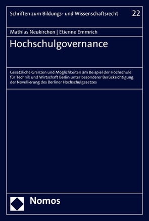 Hochschulgovernance von Emmrich,  Etienne, Neukirchen,  Mathias