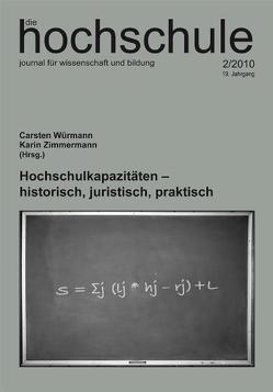 Hochschulkapazitäten von Würmann,  Carsten, Zimmermann,  Karin