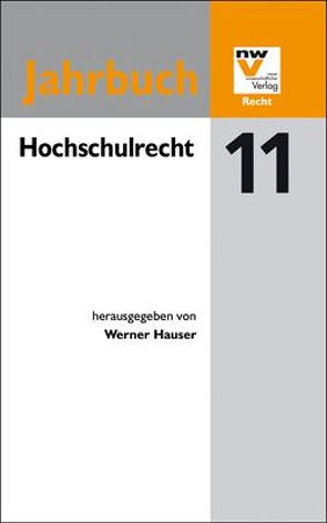 Hochschulrecht von Hauser,  Werner