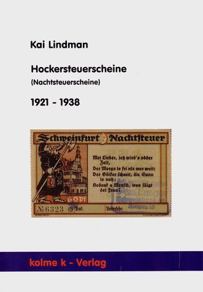 Hockersteuerscheine (Nachtsteuerscheine) 1921 – 1938 von Lindman,  Kai