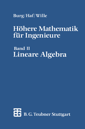 Höhere Mathematik für Ingenieure von Burg,  Klemens, Haf,  Herbert, Wille,  Friedrich