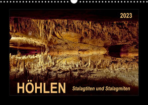 Höhlen, Stalaktiten und Stalagmiten (Wandkalender 2023 DIN A3 quer) von Roder,  Peter