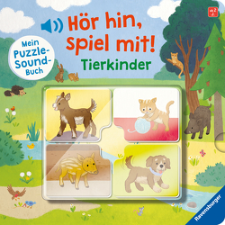 Hör hin, spiel mit! Bei den Tierkindern von Faust,  Christine, Grimm,  Sandra