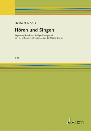 Hören und Singen von Nobis,  Herbert