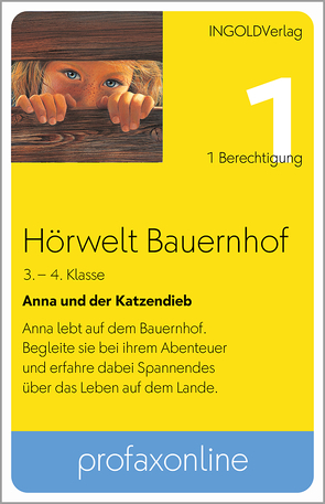 Hörwelt Bauernhof – Anna und der Katzendieb – profaxonline