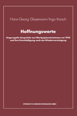 Hoffnungswerte von Glasemann,  Hans-Georg, Korsch,  Ingo