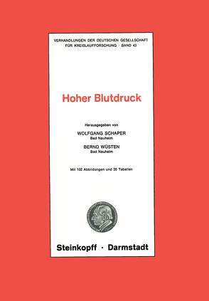 Hoher Blutdruck von Schaper,  Wolfgang, Wüsten,  Bernd