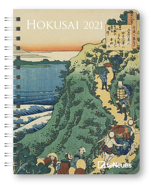 Hokusai 2021 – Diary – Buchkalender – Taschenkalender – Kunstkalender – 16,5×21,6 von Hokusai,  Katsushika