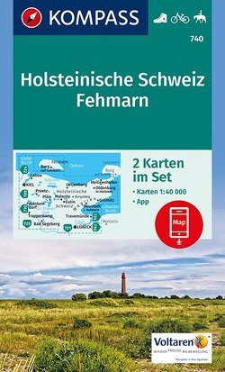 KOMPASS Wanderkarte Holsteinische Schweiz, Fehmarn von KOMPASS-Karten GmbH