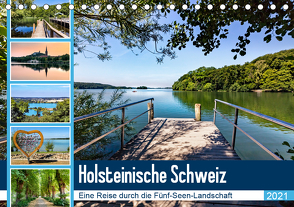 Holsteinische Schweiz – Fünf-Seen-Landschaft (Tischkalender 2021 DIN A5 quer) von Dreegmeyer,  Andrea