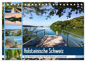 Holsteinische Schweiz – Fünf-Seen-Landschaft (Tischkalender 2024 DIN A5 quer), CALVENDO Monatskalender von Dreegmeyer,  Andrea