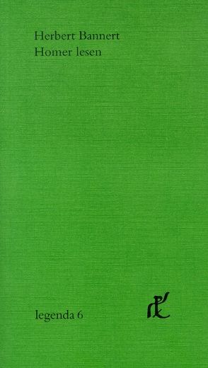 Homer lesen von Bannert,  Herbert